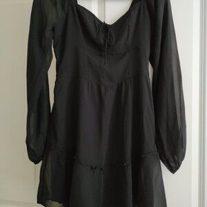 Black gothic brand new mini dress NWT - image 1